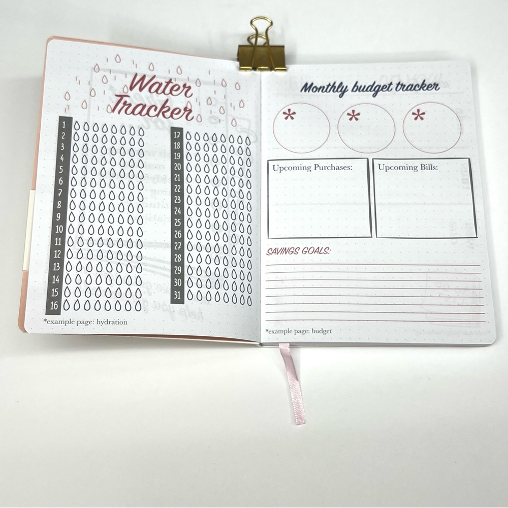Bullet Journal Hardcover Dotted Gridded Notebook Customizable Bujo Marble Gray - Picture 7 of 16